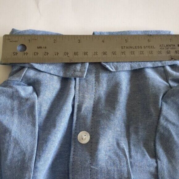 Top Paw Peace Chambray Button Up Dog Shirt LARGE - Picture 8 of 8